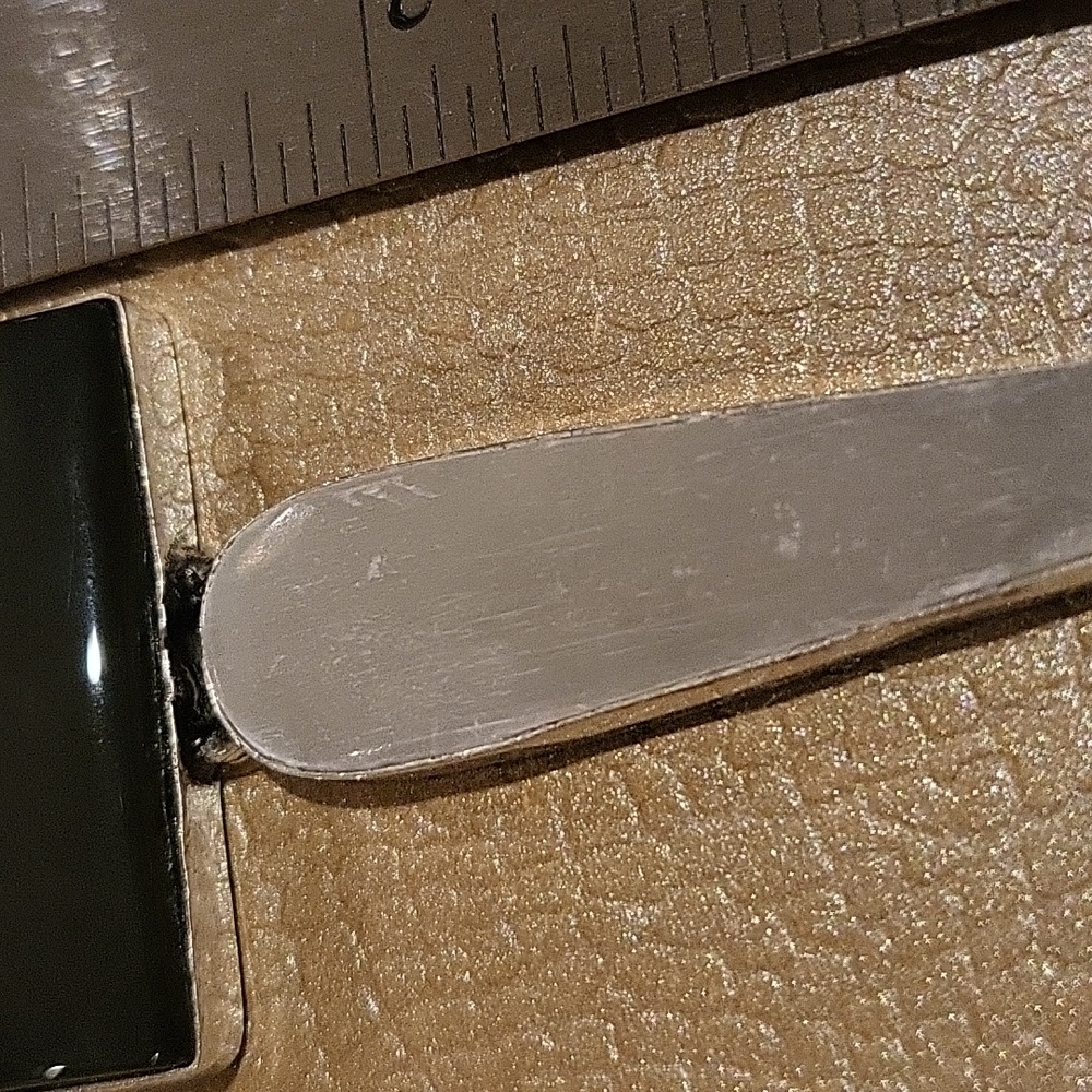 Gorgeous Selenite & Black Obsidian Pendant - Picture 6 of 7